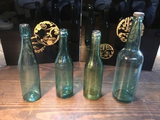 ガラス瓶 4点 昭和レトロ