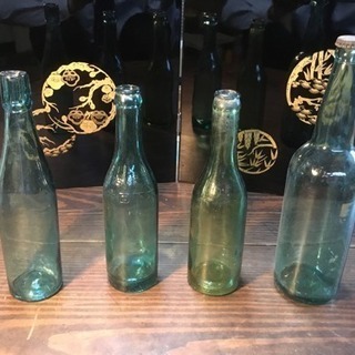 ガラス瓶 4点 昭和レトロ