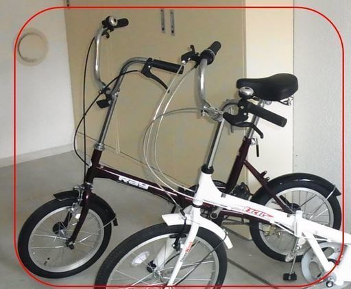 Raychell(レイチェル) 16インチ折りたたみ自転車　フロント：キャリパーブレーキ/リア：バンドブレーキ　前後泥除け　MF-16R ﾌﾞﾗｳﾝ（22910）