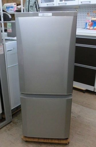 【販売終了しました。ありがとうございます。】三菱　2ドア　冷凍冷蔵庫　MR-P15A　2017年製　ちょっと訳あり中古品です。