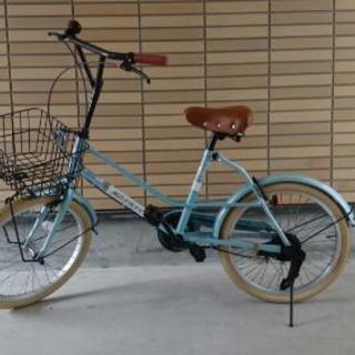 【自転車/おしゃれ/水色/子供から大人まで】