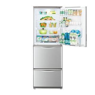 SJ-W351Dの冷蔵庫の野菜室と冷凍庫の写真