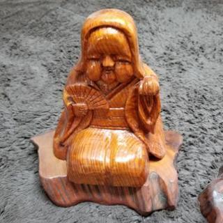 置物‼️木彫り🎵セット販売、値下げ