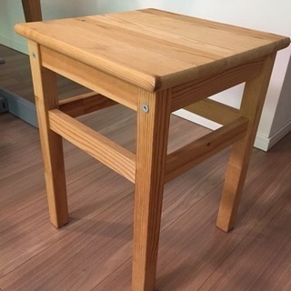 [受取者決定済]IKEA 木製 スツール