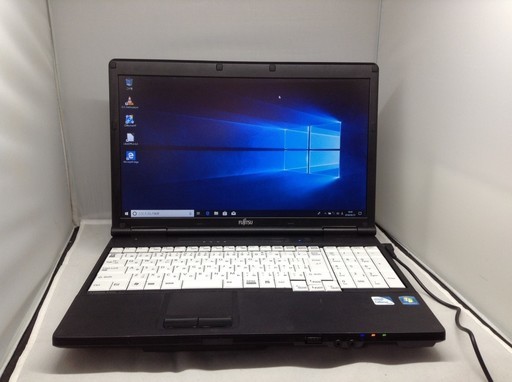 10,000円!!Windows10●ネット、ＤＶＤ書き込み、Youtube対応●富士通　LIFEBOOK A552/EX●Windows10 64bit メモリ4ギガ DVDRW●Celeron B730 1.80ギガ HDD240GB●office2013互換対応●K68