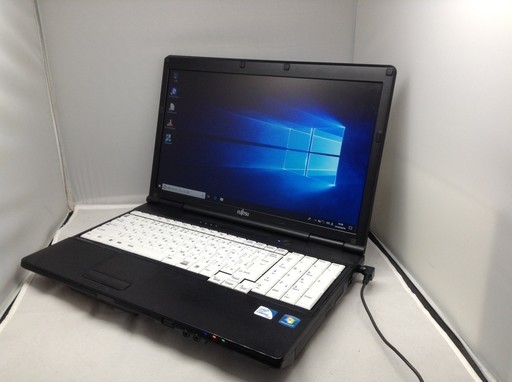10,000円!!Windows10●ネット、ＤＶＤ書き込み、Youtube対応●富士通　LIFEBOOK A552/EX●Windows10 64bit メモリ4ギガ DVDRW●Celeron B730 1.80ギガ HDD240GB●office2013互換対応●K69