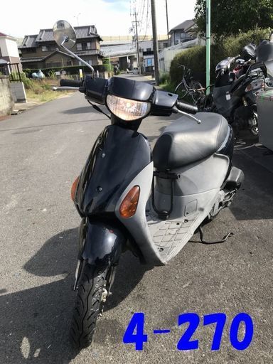 即お取引頂きました。愛知県公安委員会登録業者(バイク商)☆GARAGE-ECO千音寺☆軽整備＆点検済み☆レッツ4 CA41A黒　4-270名古屋市中川区より!!