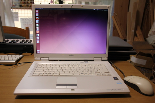 富士通ノートパソコン（ubuntu14.04）