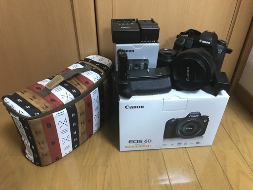 【値下げ！】Canon EOS 6D 24-105mm F4L + 50mm F1.8 + バッテリー４個