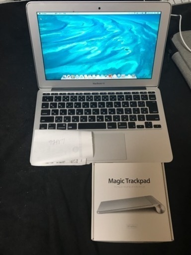 Mac book Air Mid 2012 初期化済 マルチタッチトラックパッドセット