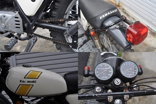 カワサキ KE125 オフロード モトクロス ２スト ２サイクル 125cc 原付 ...