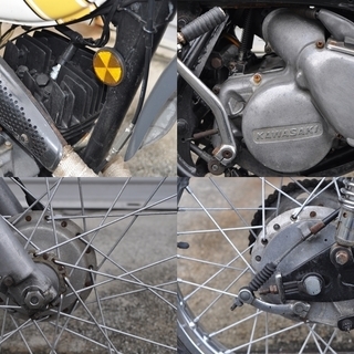 カワサキ KE125 オフロード モトクロス ２スト ２サイクル 125cc 原付 Ⅱ種 激レア 旧車 神戸市東灘区 ★ XL SL TL DT TS ハスラー