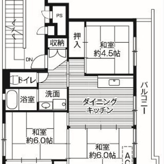 【初期費用は家賃のみ】富山県中新川郡舟橋村、キレイにリフォームエアコン付き３DK【保証会社・保証人不要】 - 不動産