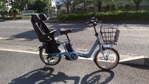 パナソニック子供乗せ電動自転車　ギュットアニーズＤＸ　マットブルーグレー　BE-ELA03