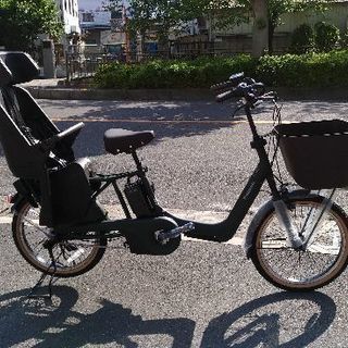 パナソニック子供乗せ電動自転車　ギュットアニーズ・ＫＤ　マットディープグリーン　BE-ELMK03