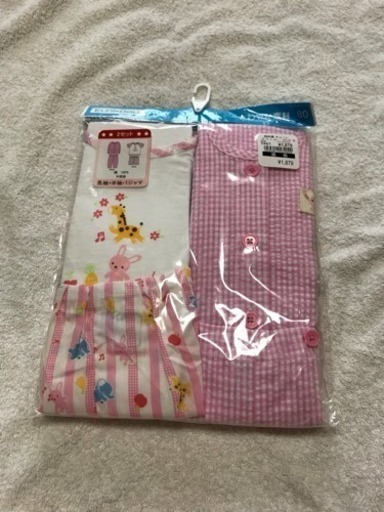新品 女児パジャマ 長袖・半袖2着セット