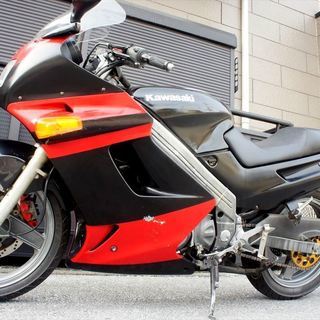 ZZR250 社外マフラー、スクリーン付き