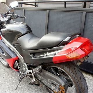 ZZR250 社外マフラー、スクリーン付き