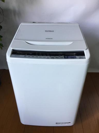 関東送料格安売り切り 未使用 日立 全自動洗濯機 8kg BW-V80B-N ビート