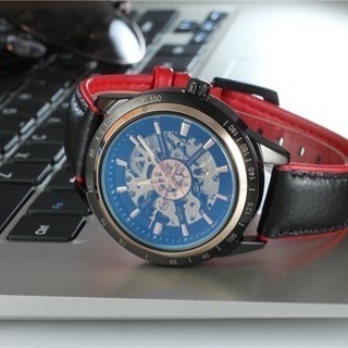 【在庫処分】ALL ¥3500 スケルトン腕時計