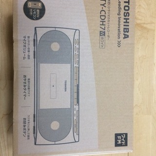 東芝CDラジオカセットレコーダー