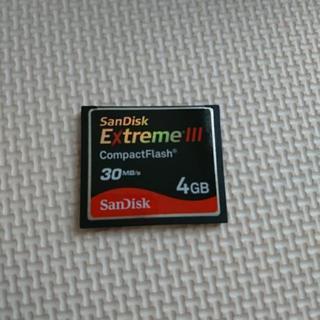 SanDisk ExtremeⅢ コンパクトフラッシュ 4GB