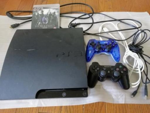PS3 本体 動作確認済み コントローラー\u0026HDMIコード\u0026バイオハザード6