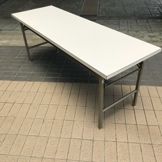 会議用テーブル/事務テーブル 脚部折りたたみ式