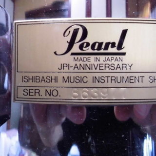 pearl  JPIーANNIVERSARY   ISHIBASHI MUSIC INSTRUMENＴ　SHＯP (中古）