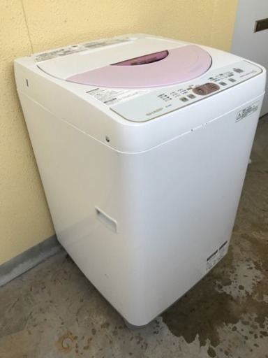【リサイクルサービス八光　安心の3か月保証　配達設置OK】SHARP 全自動洗濯機 ES-45E8　[4.5kg/Ag+イオン/送風乾燥