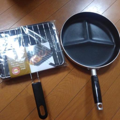 フライパン 魚焼器 網 Mei 杉並の調理器具 キッチンツール の中古あげます 譲ります ジモティーで不用品の処分
