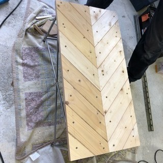 完売✳️ヘリンボーン柄✳️テーブル