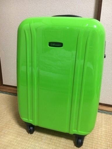 未使用 Eminentの黄緑色のスーツケース ほしのこるるん 大東のバッグ その他 の中古あげます 譲ります ジモティーで不用品の処分