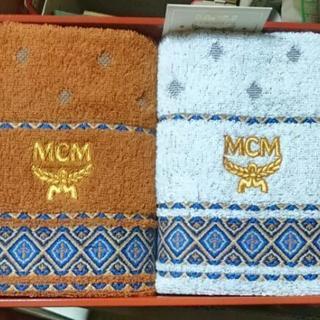 MCM ウォッシュタオル 2枚セット