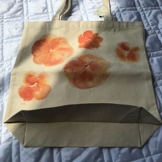新品❗️布製のプリントバッグ