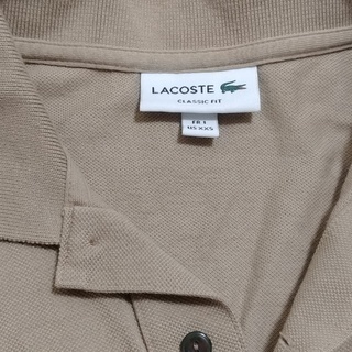 LACOSTE x ビームズ(beams) beige polo...