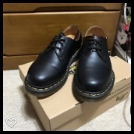 【時間指定不可】 ドクターマーチン 1461ブラック UK4(24cmくらい) 靴