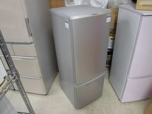 PayPay対応 2ドア冷蔵庫 Panasonic 12年製 168L NR-B175W パナソニック