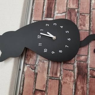  振り子時計(クロネコ・2016年末購入)