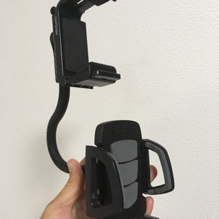 車 バックミラー取り付け スマホホルダー