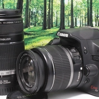 全国送料無料!!007❤美品・豪華❤手振れ補正❤スマホ転送ＯＫ❤初心者大人気❤kiss x3