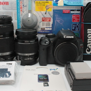 全国送料無料!!011❤手振れ補正Wレンズ!!❤️スマホ転送❣️ KISS X4❤1800万画素