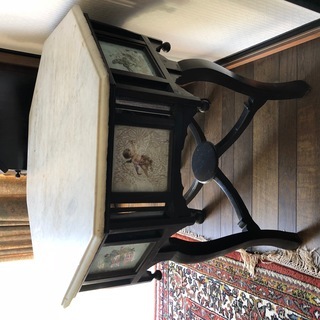 大理石　アンティーク　テーブル