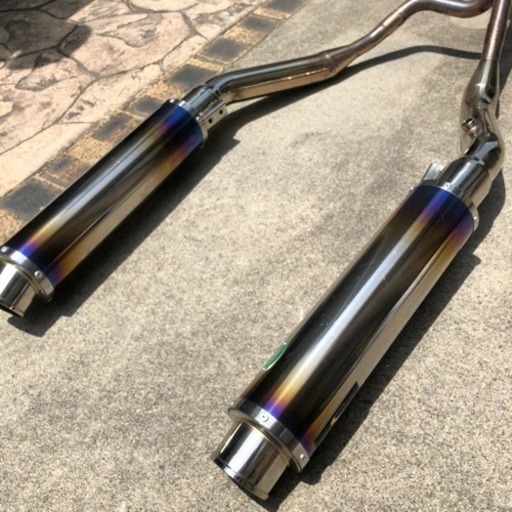 ステー付 T-MAX500 SJ08 3型 SP忠男 COMBAT コンバット 2本出し 