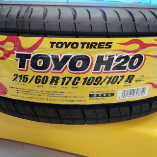 ★新品★ ホワイトレター トーヨー TOYO H20 215/60 R17C 2018年製造 ハイエース キャラバン等に 貨物 商用車
