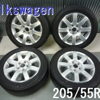 VW純正☆ゴルフ・トゥーラン 205/55R16 ルマン 安心調整済み 6.5J PCD112
