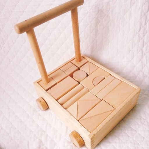 河合楽器製作所 積み木入り手押し車 カタカタ ありー 足立のベビー用品 おもちゃ の中古あげます 譲ります ジモティーで不用品の処分