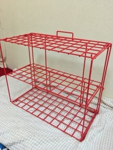ネイチャートーンズ The Folding ３ Stageｓ Rack Ⅱ　ブライトレッド
