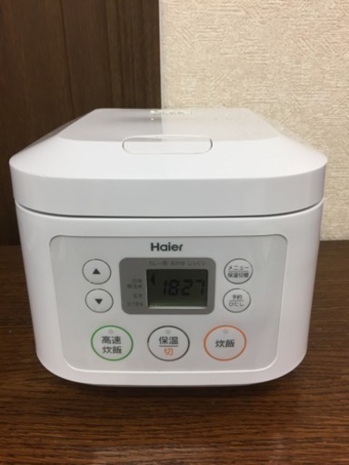 【Haier】マイコンジャー炊飯器 3合 JJ-M30A 2014年製