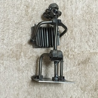 Hine&Kunst Original ビンテージ ボルトオブジェ オルガン奏者